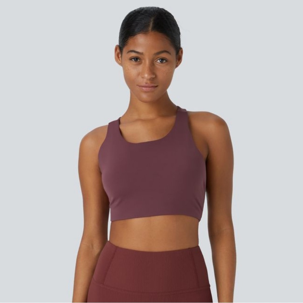 Halara Softlyzero Plush Low Support Asymmetric Ba… - image 5